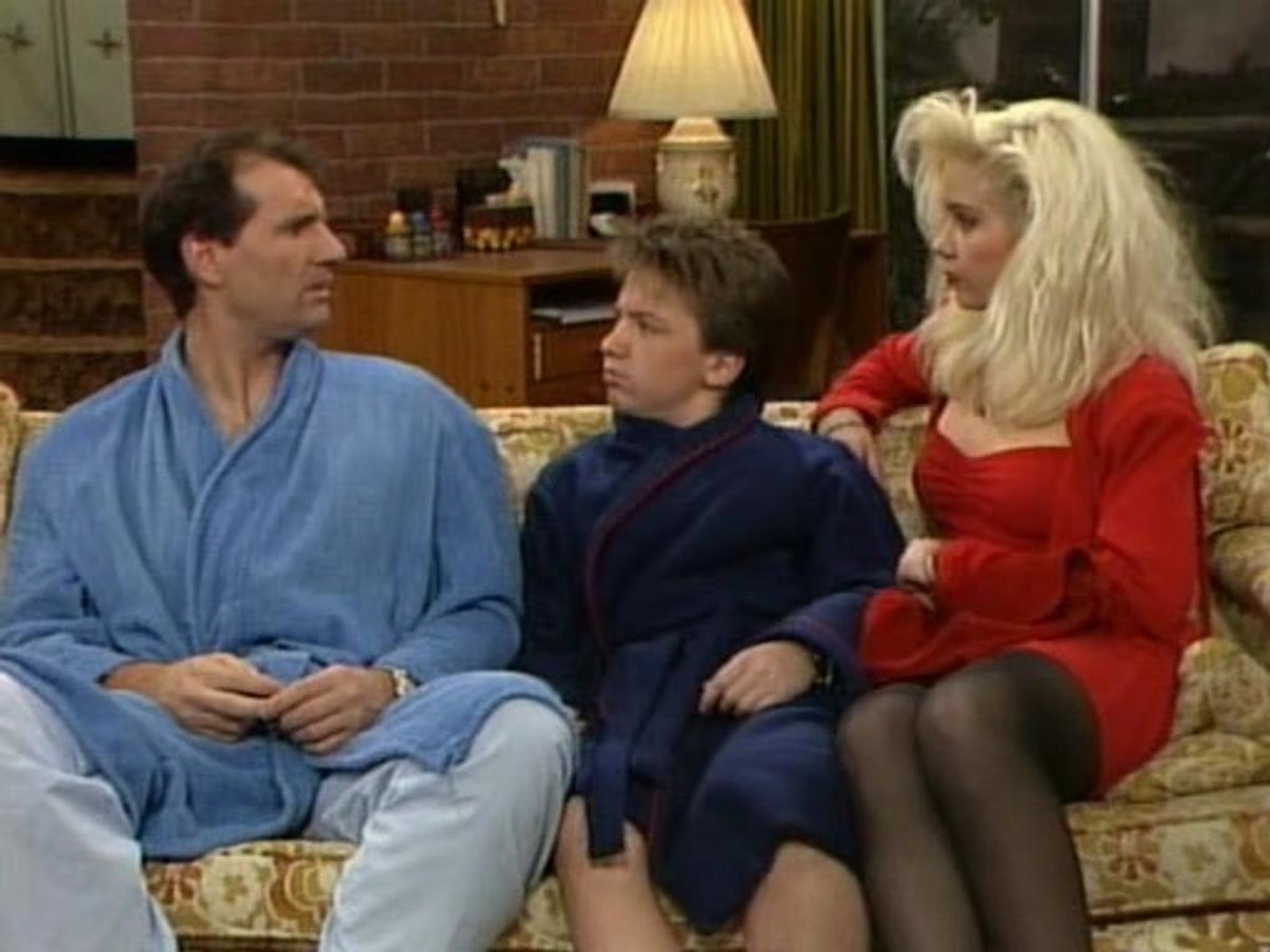 Al Bundy with Kelly and Bud